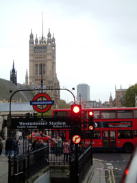ロンドンの街並み